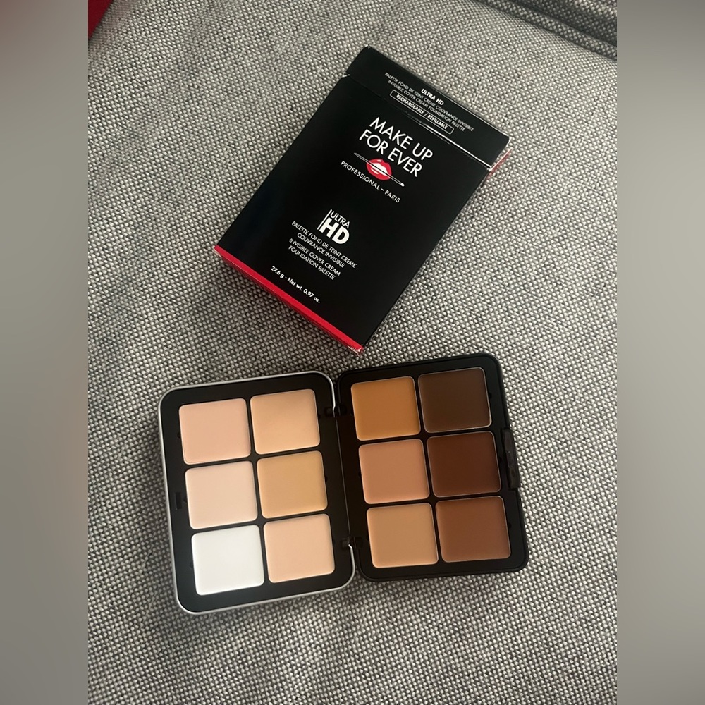 NEW - MAKEUPFOREVER ULTA HD INVISIBLE COVER CREAM FOUNDATION PALETTE